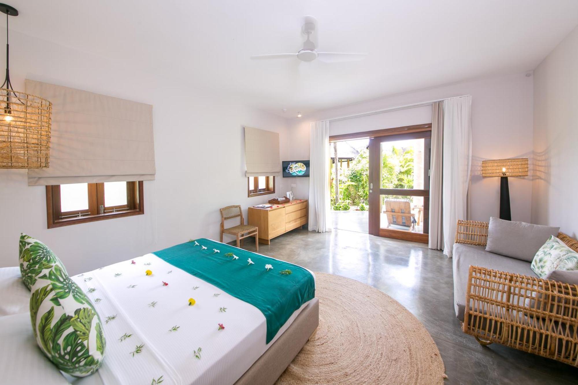 Les Lauriers Eco Hotel Anse Volbert Village  Bagian luar foto